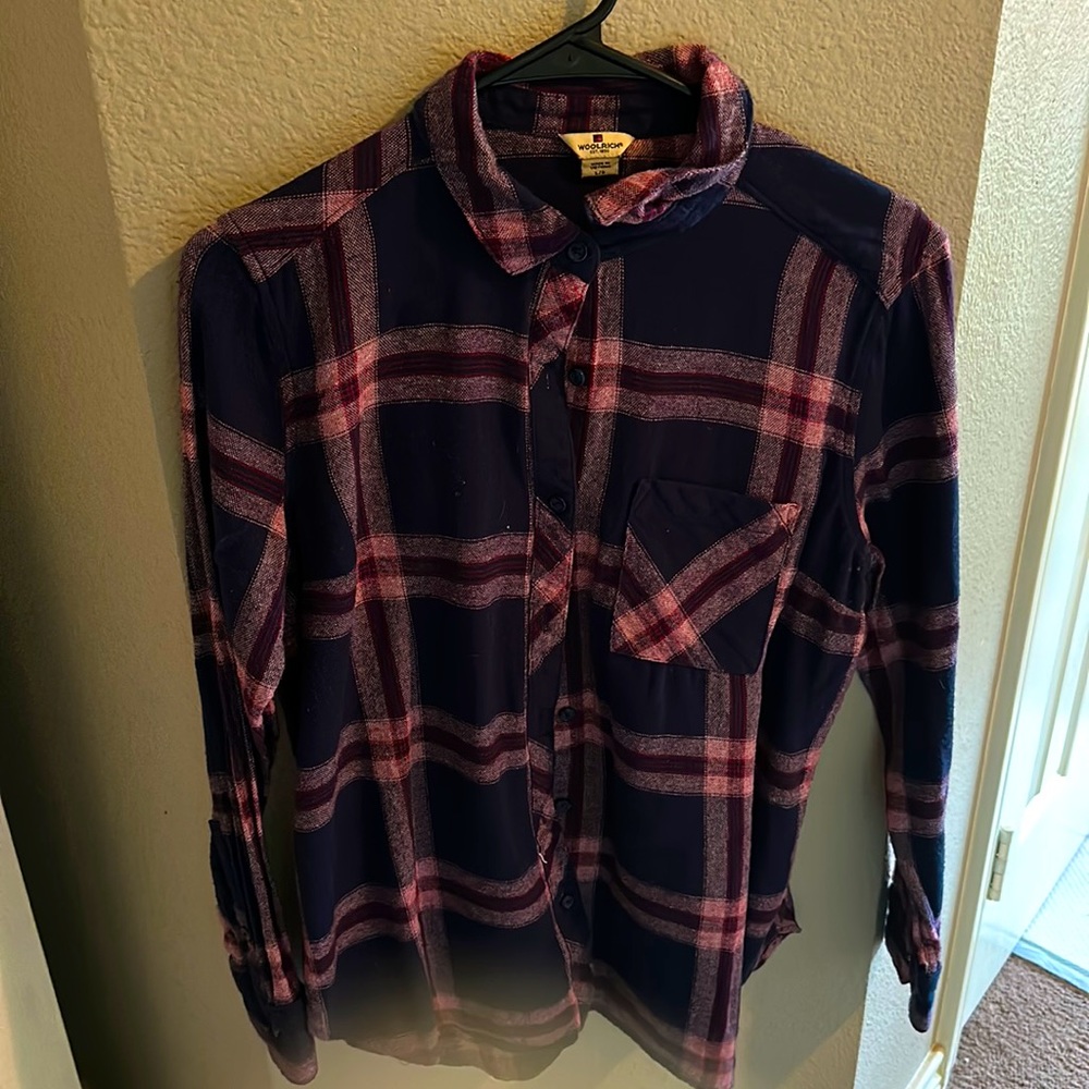 Two plaid long sleeves